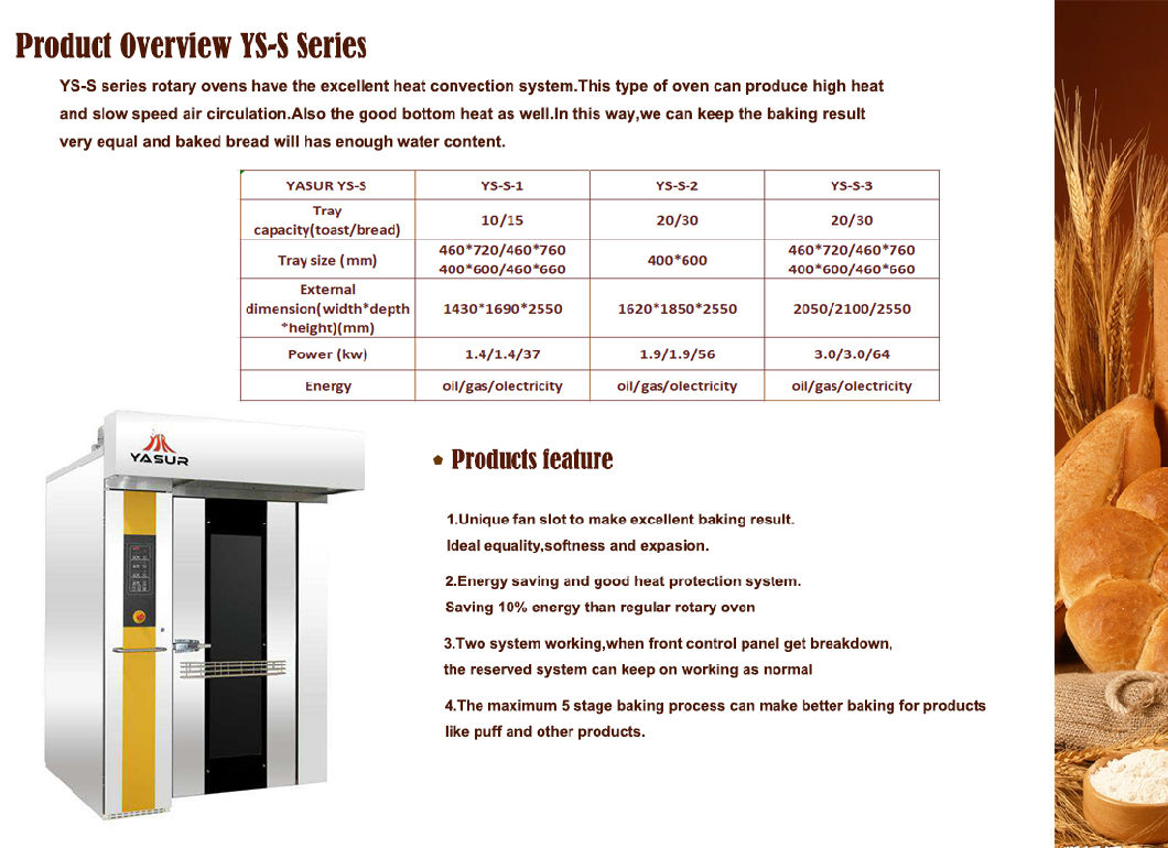 Rk Baketech China-Yasur Brand 726 Single Rack Oven for Industrial Bakeries