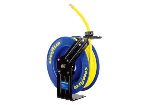 China Goodyear Low Pressure 300 PSI Steel Spring Driven Air/ Water Hose Reel wholesale