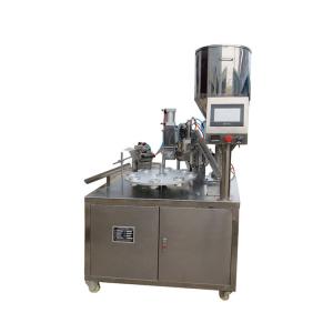 China High Speed Facial Cleanser Tube Filling Sealing Machine Semi Automatic wholesale