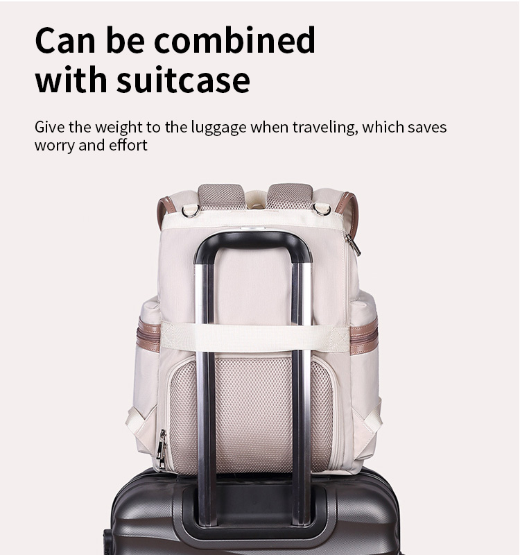 Mother Baby Diaper Bag OEM Customize Multi Function Backpack Waterproof Diaper bag