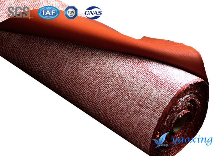 Thickness 3.0mm Silicone Coated Heat Resistant Fiberglass Cloth