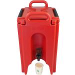 Red 20L Insulated Hot Drink Dispenser Scratch Resistant