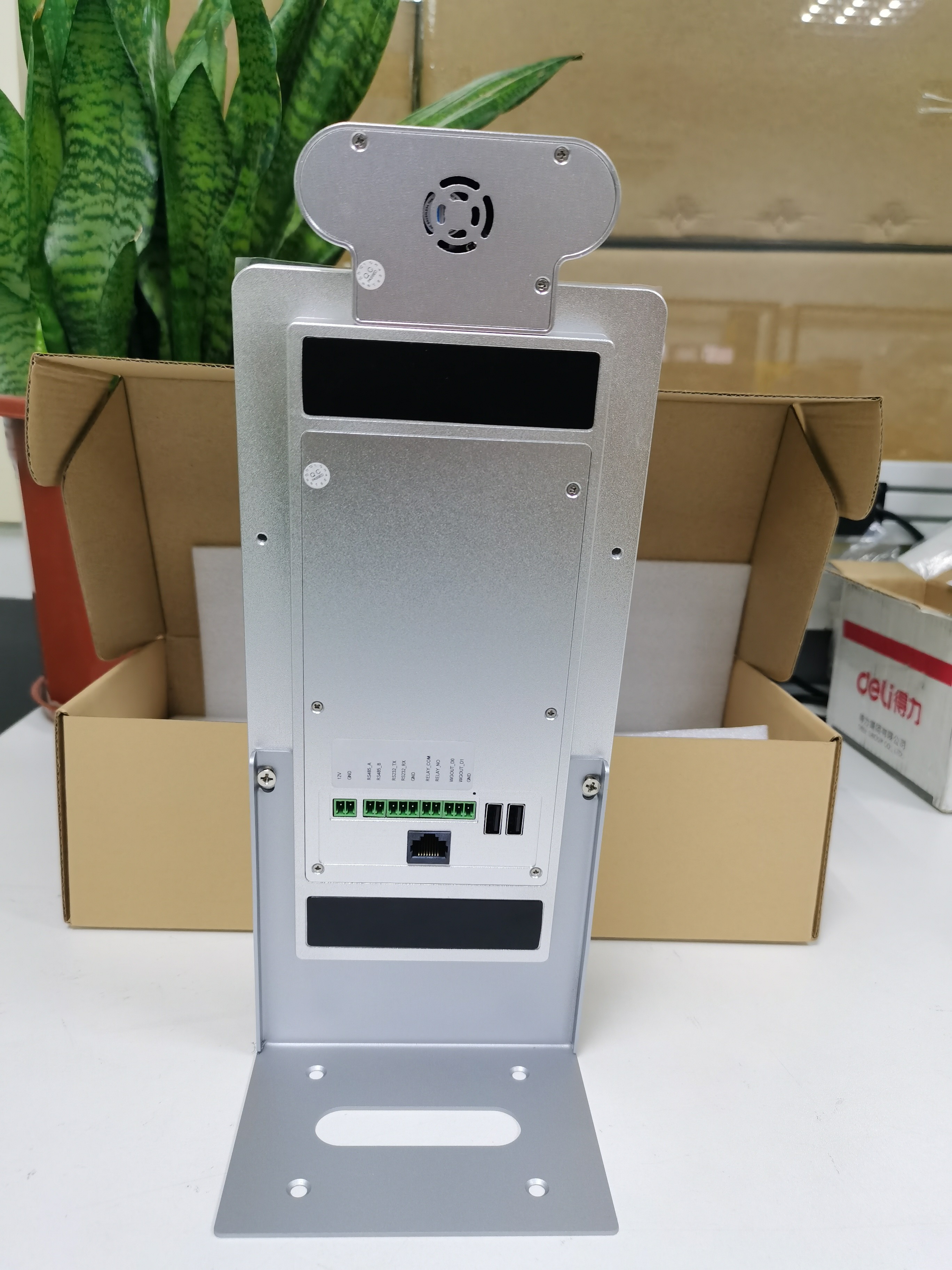 Security Control POE Power Screening Body Temperature Check 8 inch Android OS Control Panel PC