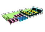 Big Preschool Jump Trampoline Park Equipment For 3-15 Years
