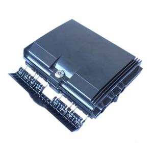 China 16mm Cable Diameter 8 Core Fiber Optic Terminal Box Black Colour wholesale