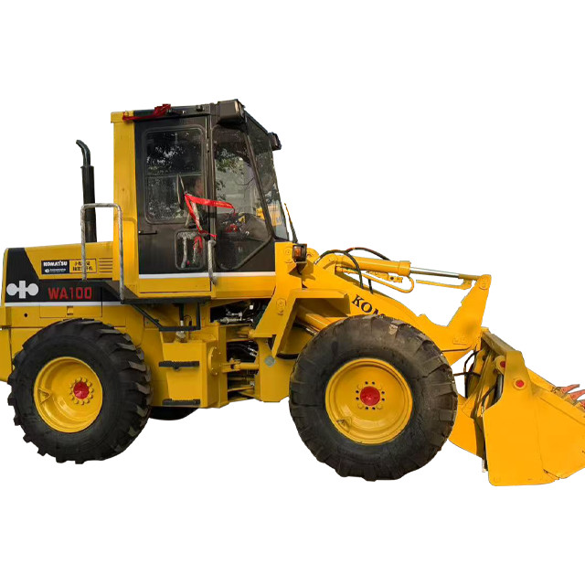 Reliable Komatsu WA100 Used Loader Durable and High Performance Komatsu Loader Komatsu Construction Equipment