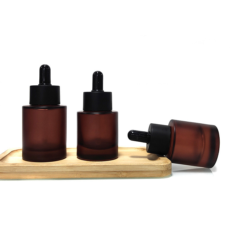 Custom Logo Empty Cosmetic Bottles 30ml Frosted Serum Bottle