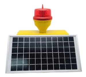 China Single Aviation Solar Powered Obstruction Light Low Intensity Warning Tower Led wholesale
