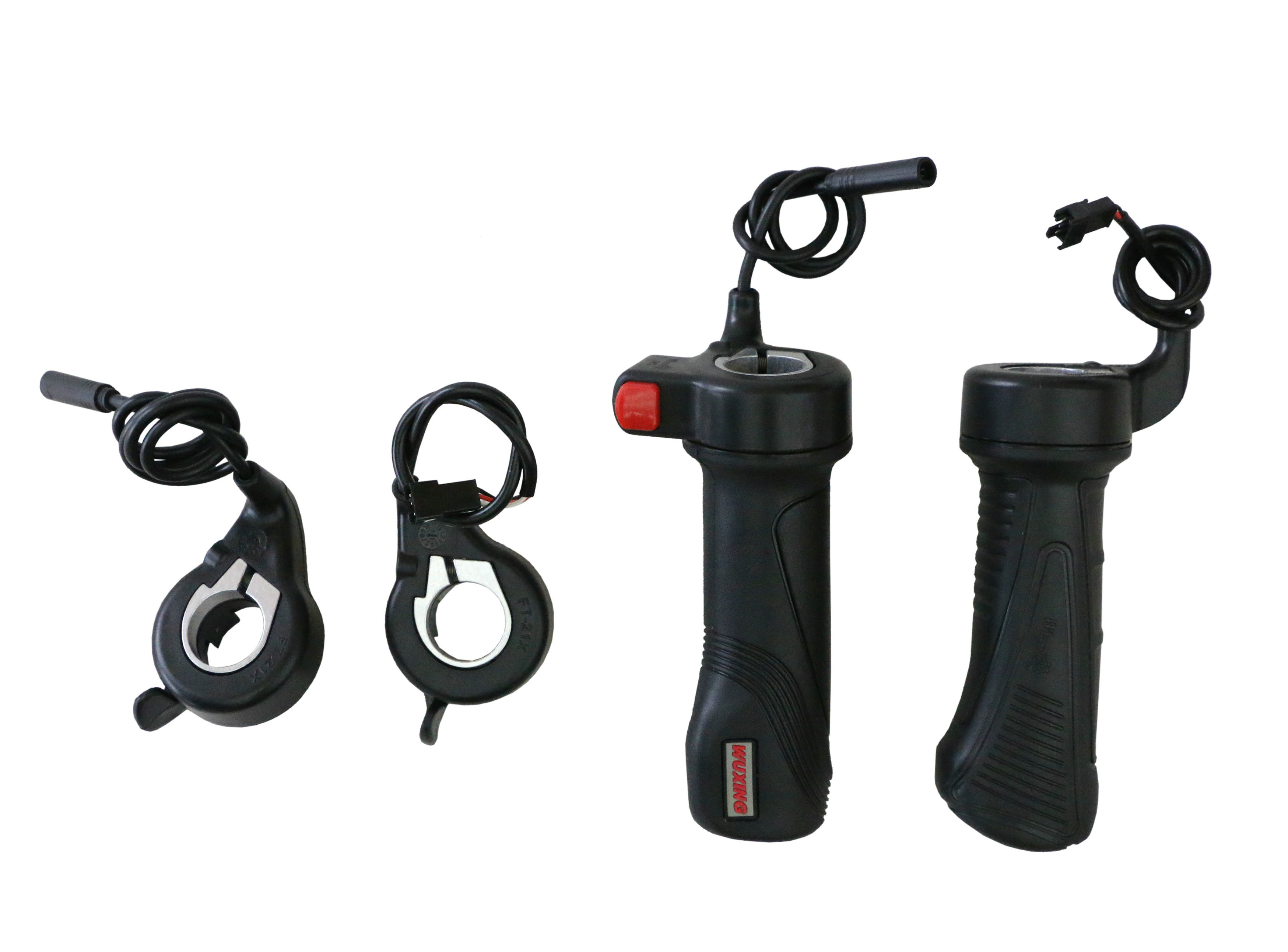 CE Electric Bike Thumb Throttle / Electric Bike Twist Throttle With Cables