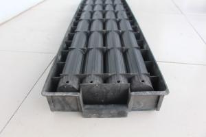 China High Intensity Black Plastic Core Tray For Drilling Explore 55mm Rock Core wholesale