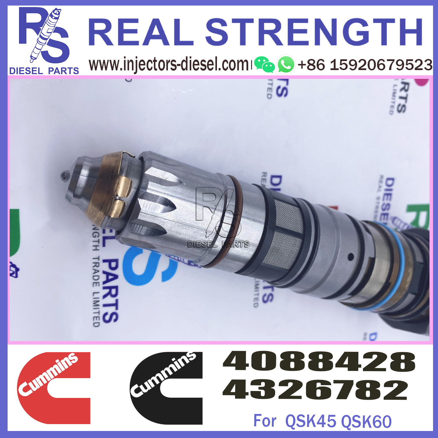 QSK45 QSK60 Cummins Diesel Injector Overhaul Repair Kit 4326782 4326780 4928346