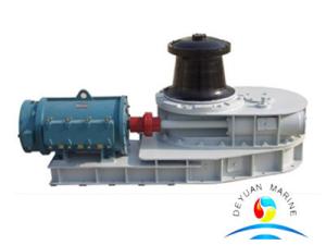 China Boat 15KN Wire Drawing Marine Capstan Horizontal Three - Speed wholesale