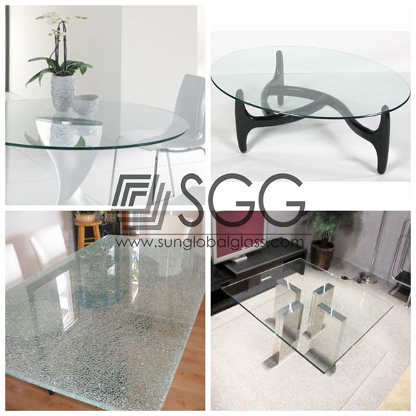 8mm clear glass used for shelf brackets
