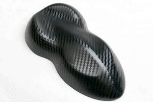 China Black 3D 140gsm Carbon Fiber Car Vinyl Wrap High Gloss Effect wholesale