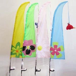 China Holiday Spring Solar LED Garden Flag Flowers wholesale