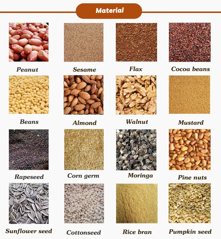 Automatic Mini Oil Press Machine Commercial Groundnut Oil Production Machine