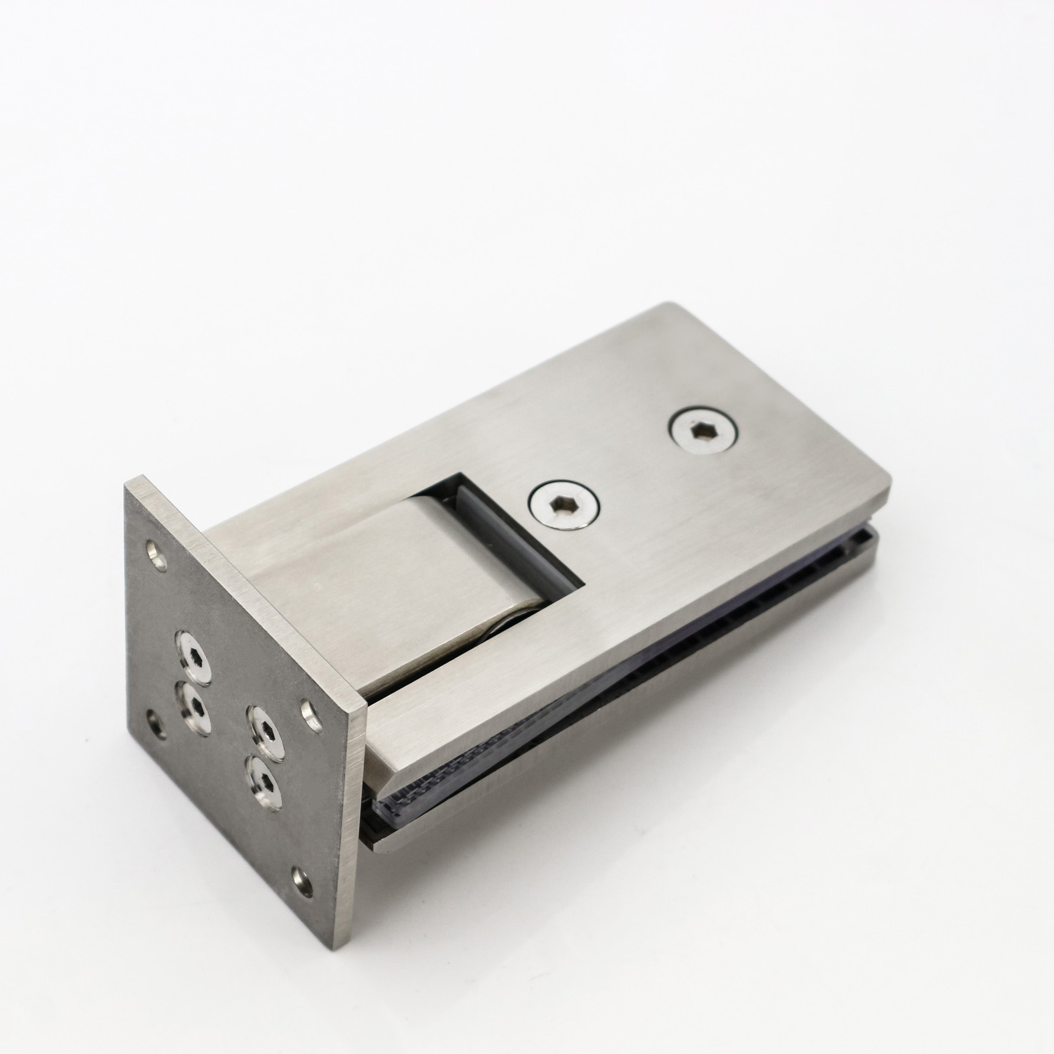 12mm Glass Shower Hinge in Heavy Duty Stainless Steel Material for Modern Bathrooms