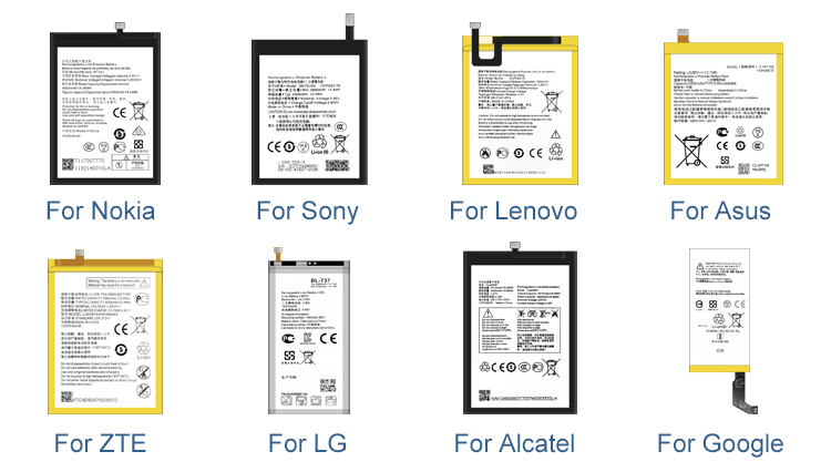 3060mAh HE344 For Nokia Smart Phone Rechargeable Lithium Polymer Mobile Phone Battery