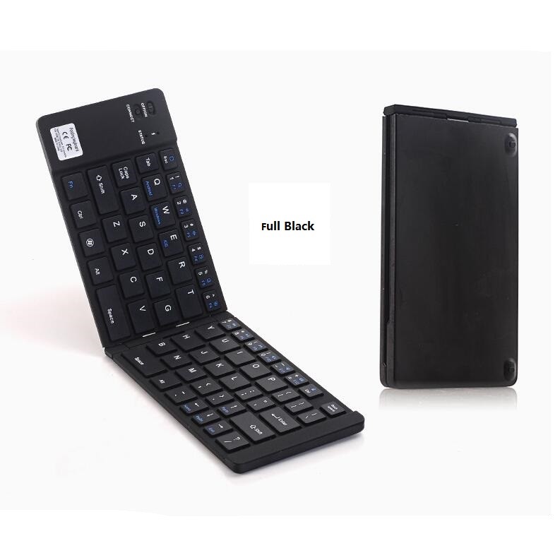 Foldable Bluetooth Keyboard with Stand Holder for Compatible IOS Android Windows