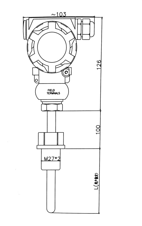 High Efficiency Pressure Temperature Sensor 4mA~20mA DC Power Supply
