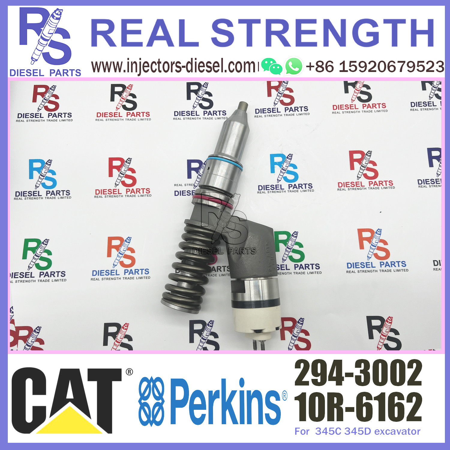 Common Rail C13 Perkins Diesel Injector 294-3002 10R6162 2943002