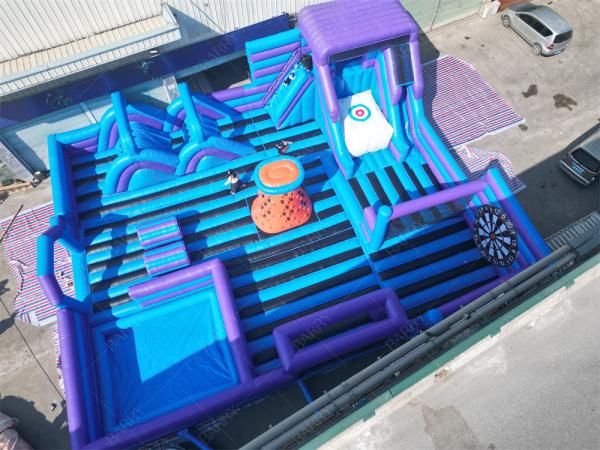 Commercial Outdoor Playground Games Park Bounce House Inflatable Theme Park For