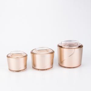 China 30ml 50ml Body Lotion Containers , Double Walled Round UV Gel Acrylic Cosmetic Cream Jar wholesale