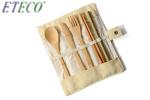 Reusable Bamboo Dinnerware Set Eco-Friendly Biodegradable Dinnerware Set