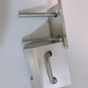 China Electroplated Right Angle Stainless Steel Beam Clamps Malleable Iron 1In Pvd Coating wholesale