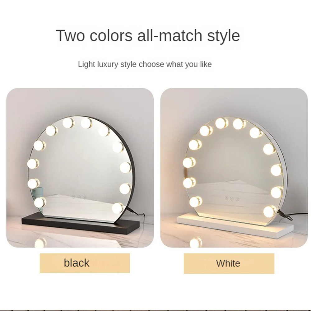 Extra LOGO Yes Custom Chrome LED Light Bulb Hollywood Mirror for Fashionable Vanity