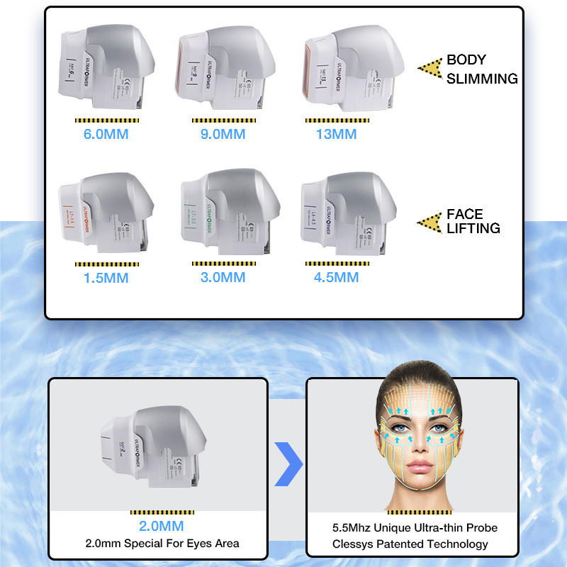 7D Skin Rejuvenation Hifu Beauty Machine High Intensiy Foused Ultrasound