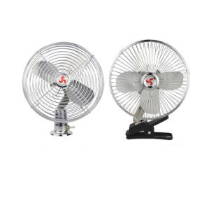 China 12v / 24v Car Cooling Fan With On - Off Switch Full Safety Metal Guard wholesale