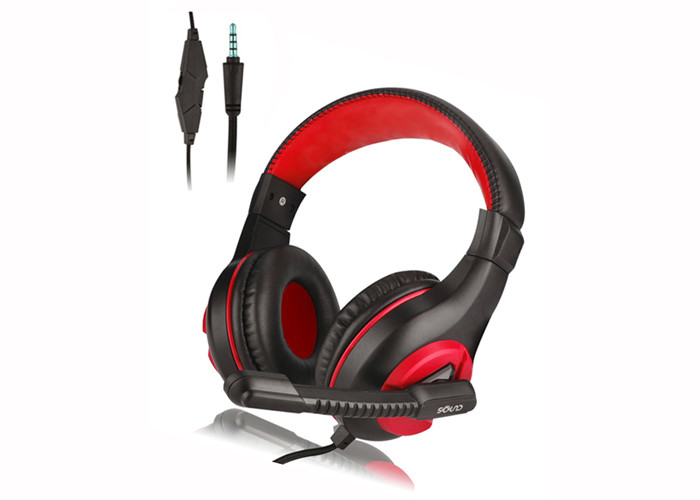 DL Sound PS4 PS5 Gaming Headset 105dB Sensitivity Red And Black Gaming Headset