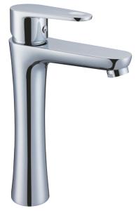 China Chrome Countertop Mounted Bathroom Vessel Sink Faucets for Household wholesale