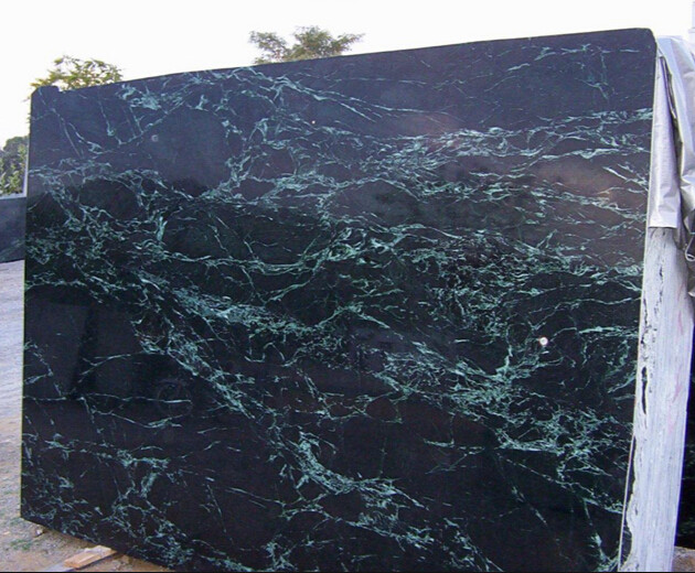 Polished Verde Green Marble , India Marble Dining Table 36''X36''