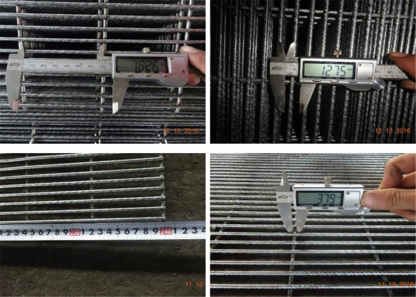 3m High Galvanized Anti-Climp 358 Fence