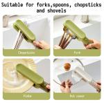 Creative Versatile Blade Knife Fork Cleaning Brush Cutlery Cleaner Utensil