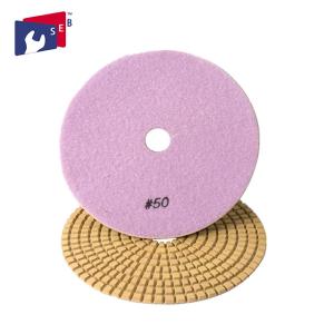 China Flexible Square Diamond Polishing Pads Nylon Sponge 16 - 120 Mm Aperture wholesale