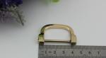 Factory Supply 31mm Zinc Alloy D Ring&Light Gold D Shape Buckles for Handbag