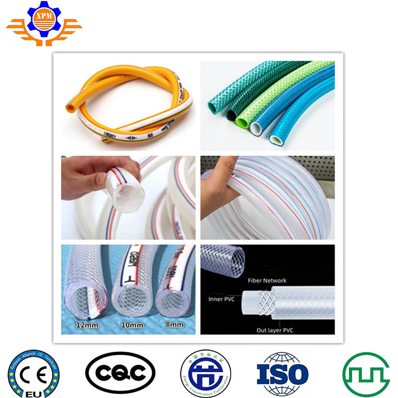 50-300Kg/H PVC Fiber Reinforced Pipe Production Line Plastic Extruders Watering Garden Line