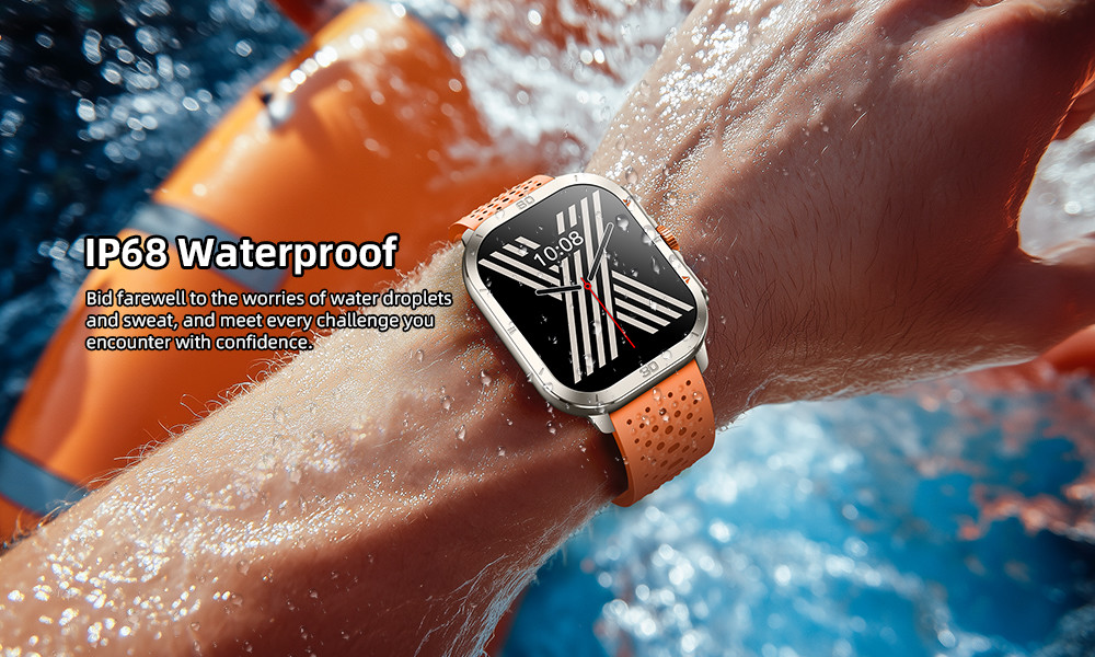 KW285 2.01" Stylish Fitness Tracker Watch , Amoled BT Calling Smartwatch