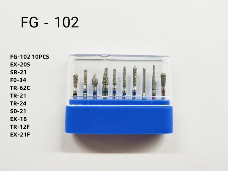 FG High Speed Polishing Rotary Bur Surgical Stainess Steel Dental Diamond Burs