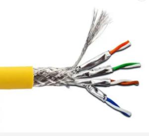 China 22AWG 1000MHz Cat8 Ethernet Cable SFTP 4 Pairs Low Crosstalk wholesale