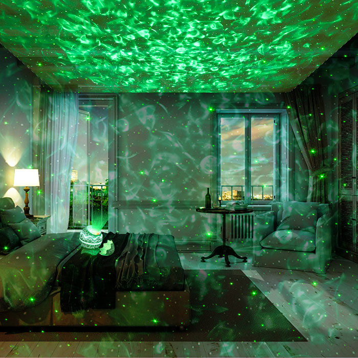 Home Timing Dinosaur Egg Star Projector Light RGB LED For Bedroom