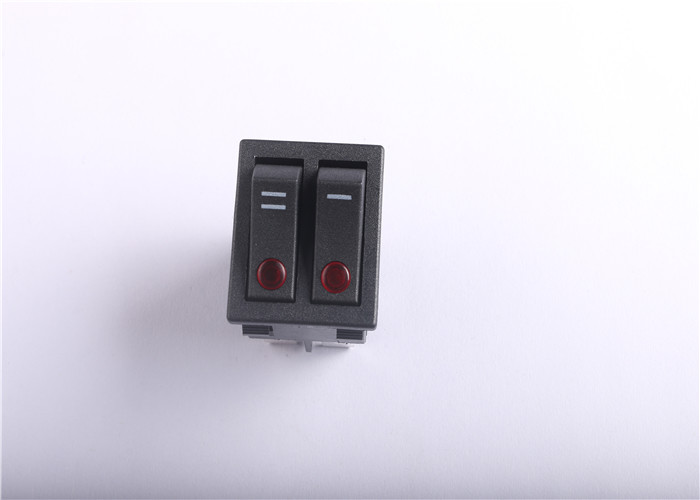Double Touch Waterproof Lighted Rocker Switch 12v 220v With Nylon / PC Shell
