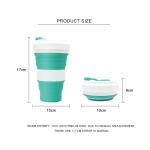 19.5oz Collapsible Silicone Reusable Coffee Cup