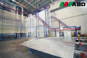 China Thermosetting Vertical Powder Coating Line Surface Treatment Line wholesale