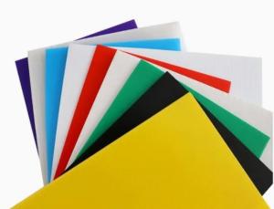 China PP Hollow Plastic Board Corrugated Sheet Full Colored Products Packaging wholesale