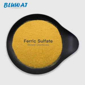 China Yellow Crystalline Solid Ferric Sulphate Water And Wastewater Treatment wholesale