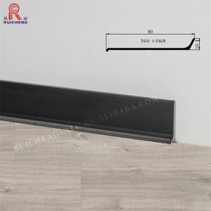 China Flooring Accessories 80mm Metal Skirting Board Lines For Protection wholesale